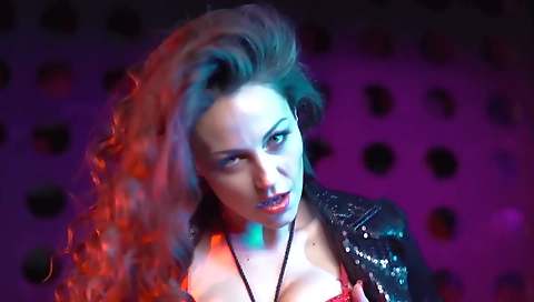 Sexy chick with huge black cock