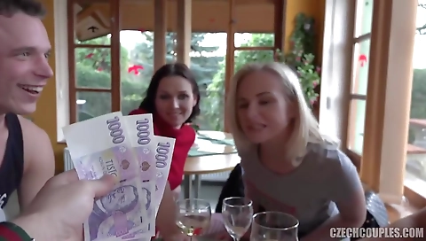 Cute coed gets anal fucked by a huge cock