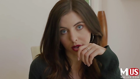 Cute brunette slutty fucking and cum in her mouth